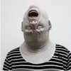 Máscara para adultos de Halloween Latex Zombie Latex Ansey Alien Devil Devil Face Cara de Cara Cosplay Prop GC6