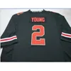 Youth Ohio State Buckeyes #2 Chase Young Custom real embroidery College Football Jersey Size S-5XL or custom any name or number jersey