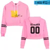 Women039s Hoodies Sweatshirts KPOP Verdwaalde Kinderen Crop Top Hoodie StrayKids Geel Hout Harajuku Cropped Sweatshirt Streetwear Hi9269133