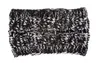 Hairband Crochet Bandband Tricoter Tricoter Broupe de coiffure Hiver Head Wrap Headwrap Ear Waranas Bandanas Accessoires de cheveux 21Colors8204642