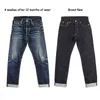 Red Tornado Slim Fit Jeans pour hommes 16oz Selvage Denim Pants Blue Oash 211111