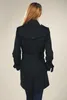 معاطف الخندق النسائية الساخنة الكلاسيكية! Women England Middle Long Coat Breadted Breadted Trench for Woman S-XXL