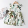 Bear Leader Summer Girls Dress Princess Kids Dresses for Girls Causal Wear Floral Dress Barnkläder Vestido Robe File 210708