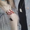 Designer Collier De Luxe Bijoux Hip Hop Dinosaure Pour Les Femmes Titane Noir Blanc Chunky Pendentif Dessin Animé Animal D'été Couple