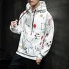 Мужские толстовки хип-хоп Harajuku Hoodie Print Pape Coolshirt улица мода сгущает осень мужчин толстовка мода одежда мужчины 210728