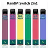 Randm Switch 2in1 Einweg-Pod-Gerät E-Zigaretten 2400Puffs Vape-Stift 1100mAh 8ML-Kit 18-Optionen Nicht wiederaufladbar Großhändler05A58A26