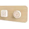 Cintre en bois nordique crochet mural maison vêtements décoratifs s porte-clés monté étagère 220311