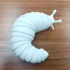 Estados Unidos Fidget Brinquedos Slug Articulado Flexível 3D Slugs Fidget Brinquedo Todas as idades Alívio Anti-Ansiedade Sensorial para Crianças Aldult