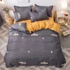 Cartoon Leuke Kat Beddengoed Set Huis Textiel Bed Cover Set Kinderen Studenten Beddengoed Beddengoed Tweeling Soft Trooster Dekbedovertrek C0223