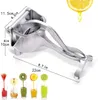 Juicers Manual Juice Squeezer Aluminum Alloy Hand Pressure Juicer Pomegranate Orange Lemon Sugar Cane Fresh Fruit265f