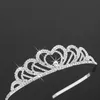Girls Crowns With Rhinestones Wedding Jewelry Bridal Headpieces Birthday Party Performance Pageant Crystal Tiaras Wedding Accessories FK-003