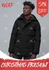 패션 남자 겨울 늑대 여행 다운 재킷 롱 파카 복어 코트 따뜻한 외투 코트 코트 아웃복