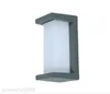 IP55 Europe villa LED wall light lamp outdoor waterproof aluminum UK modern simple style square LED sconce lamp light