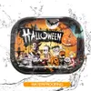 Halloween Metal Rolling Tray Magnetic Lid Set Smoking Accessories 18x14cm Leakproof Tobacco Storage Plate Cigarette Roller Disc Pa5211901