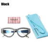 SOOLALA Bling Strass Cat Eye Anti Blaues Licht Lesebrille Frauen Brillen Weitsichtige Presbyopie Vergrößerungs Sonnenbrille