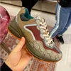 2022 Dikke Zool Heren Sneakers Comfortabel Ademend Dames Platte Schoenen Koeienhuid Antislip Mode Heren Casual Rhyton Schoenen Big Size fcgdrdgdw