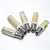 10pcs / lot E14 LED 램프 3W 4W 5W 7W 220V 240V LED 옥수수 전구 33 51 75 SMD2835 360 빔 고품질 세라믹 미니 샹들리에 조명