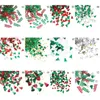Juldekorationer Mix Color Xmas Tree Glitter Santa Clause Confetti Party Supply Festival Ornament Tinfoil Sequins