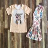 子供服幼児女の子秋衣装半袖ベルボトム衣装 2 個かわいい女の赤ちゃんデザイナー服セットミルクシルクブティック 430 Y2