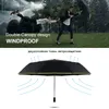 120 cm completamente automatico doppio grande ombrello pioggia donna 3 pieghevole resistente al vento grande portaombrelli da viaggio ombrello da uomo 210223