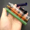 Groothandel Mini Kleurrijke Glas Nail 12cm Glasfilter Tips Tester DAB Straw Buis Glas Water Pijpen Roken Accessoires