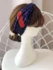 2022 nouveauté élastique femmes bandeaux mode filles lettres bandes de cheveux écharpe cheveux accessoires cadeaux chaud meilleurs bandeaux 4 couleurs