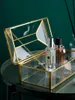Caixas de tecido guardanape caixa titular de vidro luxo guardanapo dispensador desktop armazenamento casa de banho restaurante