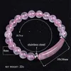 Beaded Strands Drop High Quality Yoga Bridge Shape Bracelet Charm Accessories Stainless Steel Natural Stone Bracelets Fawn22