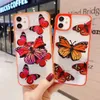 Moda Butterfly Phone Case para iPhone SE 2020 6 6S 7 8 mais x XS 11 Pro Max XR Gutta Percha Case Suporte Capa