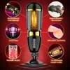 Masturbators Automatic Telescopic Rotation Male Masturbation Cup Silicone Vagina Real Pussy #67