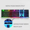 USB Charging Light Keyboard & Mouse Kit Rainbow LED Gaming Equipment PS4 Xbox One 2019 Newest