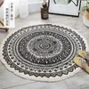 Mandala-Teppich, nordische böhmische Bodenteppiche für Wohnzimmer, Schlafzimmer, rutschfeste Fußmatte, Yoga-Matte, Quasten, Teppiche 210301