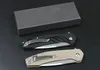 NIEUW JJ048 Flipper Vouwmes D2 Satijnen Drop Point Blade stalen plaat G10 Hendel Outdoor Camping Wandelen EDC Pocket Knives