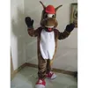 Costume della mascotte del cavallo di Halloween Personaggio a tema anime dei cartoni animati di alta qualità Formato adulto Vestito da esterno per festa di compleanno di carnevale di Natale