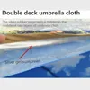 Folding Paraply Van Gogh Målning Paris Street 10K Parasol Silver Coating UV Paraguas Double Deck 210626