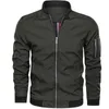 メンズジャケットとコート2020ファッションスリム男性のジャケット男性オートバイストリートウェアメンズボンバージャケットシンプルブリティッシュスタイルマンコートx0621