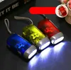 LED LED 3 Crank Power Dynamo Wind Up Flashlight Torch Night Lamp Light Camping Tool Outdoor Sports Tool Outdoor Gear SN38028354631