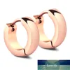 Cute Hoop Earrings for Women / Men Gold / Silver Plated Stainless Steel Metal Keep Color Jewelry Party Accessories Earring Gift Factory price expert design Quality