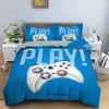 Conjuntos de cama de videogame para meninos gamer consolador jogos temáticos decoração de quarto jogo de cama casa têxtil 210309191r