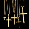 Naszyjniki wiszącego złotego koloru złotego koloru stałego stali nierdzewnej Modlitwa z plastowanym metalowym łańcuchem 5 Dostępne rozmiary