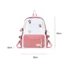 Sacs de plein air fille mignon étudiant Kawaii sac à dos velours côtelé collège dames sac d'école décontracté femme mode femmes Harajuku livre Cool