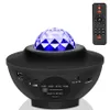 Красочный звездный небо проектор Light Bluetooth USB -голос управление музыкальным проигрывателем светодиодный ночной галактик Star Projection Lamp310Q