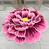 arrival flower rug flocking rose mat carpet for living room Y200527