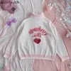 Joinyouth Pull à col roulé Sweet Broderie Fraise PKnitted Pulls Ropa Mujer Porter surdimensionné Loose Jumper Pull Femme 210914