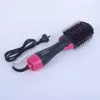 One Step Hair Dryer Brush and Volumizer Blow Straightener Curler Salon 4 in 1 Roller Electric Heat Air Curling DS