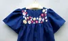 Baby Girls Dress cotton Embroidered Summer dress new wedding kids Flower Princess Children Clothes Party Q0716