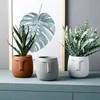 5,5 polegadas Face Humano Flowerpot Retrato Flor Planter Matt Cerâmica Pot Home Garden Decor Y200709