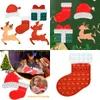 Christmas puzzle jouet push doigt cercles chaussettes chaussettes chapeaux fidget sensoriel décompression bulle chapeau d'arbre gant anxiété stress relifever jouets