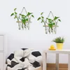 Vägg hängande glas terrarium luft planterhållare växthängare blomma vas med träram 4 teströr för propagation7038992