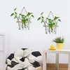 Terrarium mural en verre suspendu, support de jardinière à Air, Vase à fleurs avec cadre en bois, 4 Tubes à essai pour propagation 292R